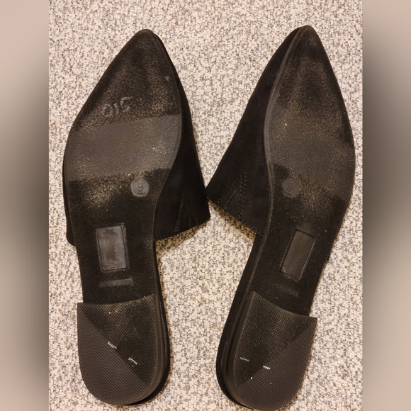 Madden Girl | Black | Fuax Suede | Mule Flats | Size 9 - Picture 10 of 13